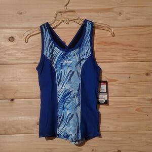 Zoot Blue and Light Blue Women's Top Size S 13x22 NWT